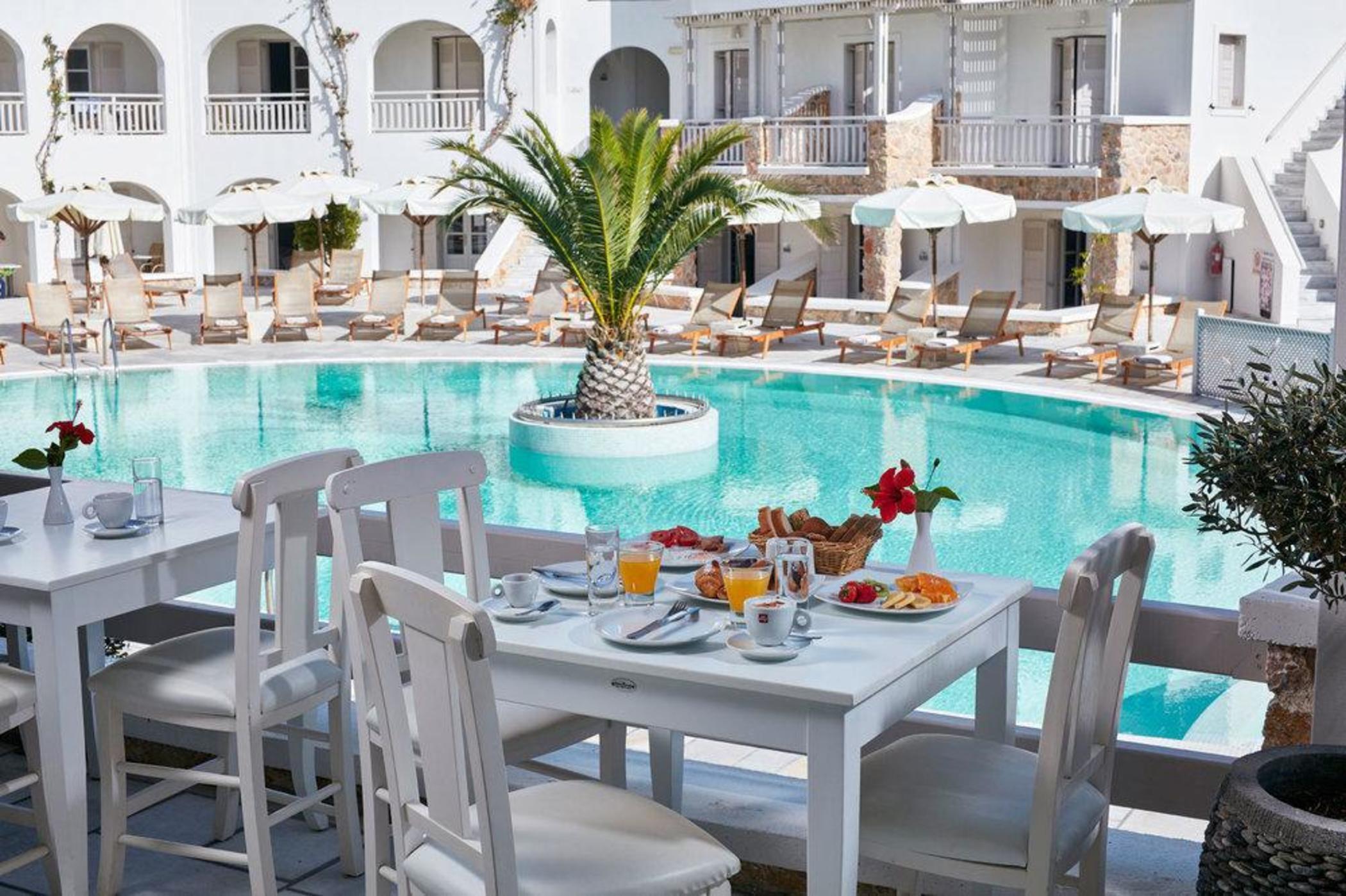 Aegean Plaza Hotel Kamari  Luaran gambar