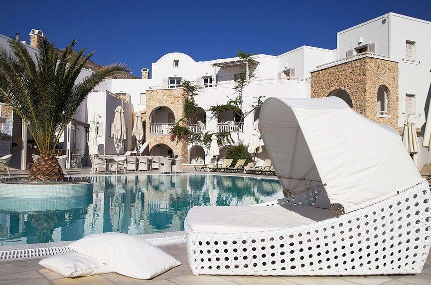 Aegean Plaza Hotel Kamari  Luaran gambar
